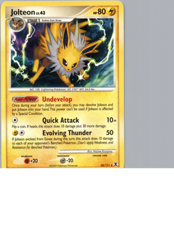 Jolteon 26/111 - Pokemon Rising Rivals - LP - Image 1