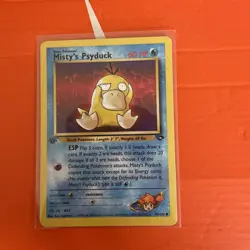 Pokemon TCG Misty’s Psyduck 90/132 1st Edition Gym Challenge Common WOTC - Image 1