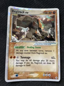 REGIROCK EX - POKEMON 98/101 EX HIDDEN LEGENDS EXCELLENT ANGLAISE - Image 1