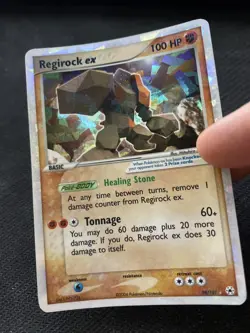 REGIROCK EX - POKEMON 98/101 EX HIDDEN LEGENDS EXCELLENT ANGLAISE - Image 3