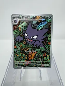 Haunter 027 Mega Evolution Pokemon Rare Promo Full Art Holo Fresh Ganger New Hot - Image 3