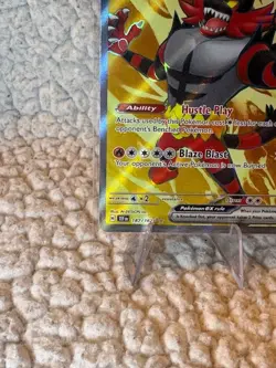 Pokemon TCG Incineroar ex 187/162 SV05: Temporal Forces Full Art Ultra Rare Holo - Image 5