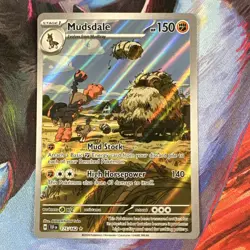 Pokemon Mudsdale 175/162 Illustration Rare Holo SV05: Temporal Forces TCG - Image 1