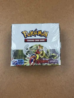 Pokemon Scarlet and Violet Base Set Booster Box Sealed + 22 Korean Booster Packs - Image 2