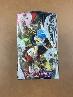 Pokemon Scarlet and Violet Base Set Booster Box Sealed + 22 Korean Booster Packs - Image 3