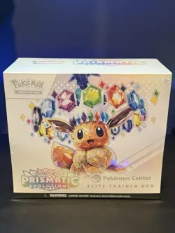 PRISMATIC EVOLUTIONS Pokemon Center Exclusive ETB Elite Trainer Box - Sealed - Image 1