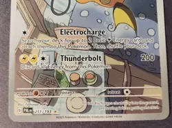 Pokemon TCG Raichu 211/193 Paldea Evolved Holo Illustration Rare Light Play - Image 2