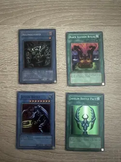Yugioh Cards Relinquished Black Illusion Javelin Beetle Holos Set with Free Gift - Image 1
