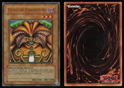 Exodia the Forbidden One LOB-124 BABY FOIL SHIFT ERROR Yu-Gi-Oh - Image 3