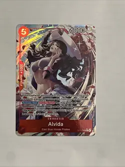 Alvida Rare (R) OP15-003 Adventure On Kami's Island Alternative Art English Foil - Image 1