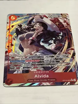 Alvida Rare (R) OP15-003 Adventure On Kami's Island Alternative Art English Foil - Image 3