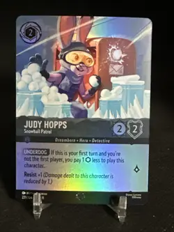 Judy Hopps - Snowball Patrol (Epic) 221/204 Winterspell Holo Disney Lorcana - Image 1