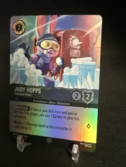 Judy Hopps - Snowball Patrol (Epic) 221/204 Winterspell Holo Disney Lorcana - Image 2