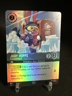 Judy Hopps - Snowball Patrol (Epic) 221/204 Winterspell Holo Disney Lorcana - Image 3
