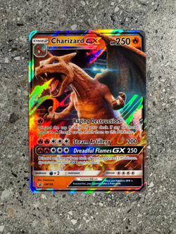 Pokemon TCG Cards Charizard GX SM195 Black Star Promo Holo MINT (Standard Size) - Image 1