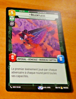 STAR WARS UNLIMITED CARD GAME TCG CARTE RARE 089/252 SOR.FR MINT - Image 1