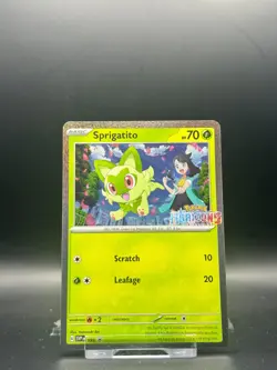 Sprigatito Promo Card - 191 Horizons Surging Sparks - Image 1