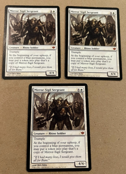 3x - Mirror-Sigil Sergeant - Conflux - MTG - Magic the Gathering - Image 1
