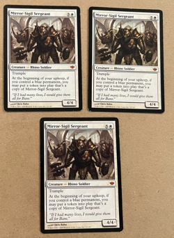 3x - Mirror-Sigil Sergeant - Conflux - MTG - Magic the Gathering - Image 2