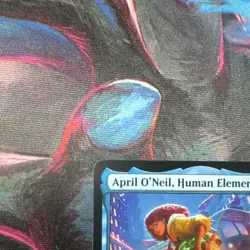 April O'Neil Human Element MTG TMNT Rare Legendary Creature Card 0107 - Image 3