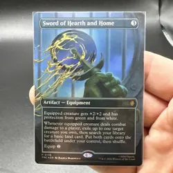 Sword of Hearth and Home Borderless Commander TMNT Foil Promo 0136 MTG TMC EN NM - Image 2