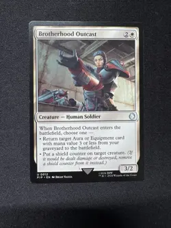 BROTHERHOOD OUTCAST Universes Beyond: Fallout - Magic: The Gathering - LP - Image 1