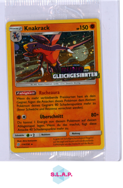 KNAKRACK POKEMON 114/236 2019 BUND DER GLEICHGESINNTEN SEALED HOLO GERMAN - Image 1