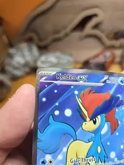 Pokemon TCG Keldeo EX White Flare Full Art Holo Card 159/086Sv: White Flare - Image 2