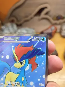 Pokemon TCG Keldeo EX White Flare Full Art Holo Card 159/086Sv: White Flare - Image 3