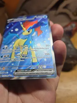 Pokemon TCG Keldeo EX White Flare Full Art Holo Card 159/086Sv: White Flare - Image 5