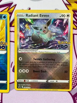 Pokemon GO - Radiant Eevee SWSH230, Radiant Venusaur, Radiant Blastoise - NM - Image 3