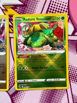 Pokemon GO - Radiant Eevee SWSH230, Radiant Venusaur, Radiant Blastoise - NM - Image 4