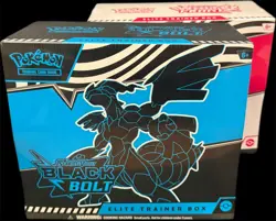 Pokemon TCG Black Bolt and White Flare Elite Trainer Box ETB Set of 2 Sealed - Image 2