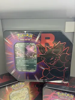 Pokemon TCG Sealed Destined Rivals Team Rocket Tin Set of 3 Brand New Sealed - Image 4