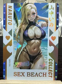 9 of Naruto Anime Waifu Sexy Goddess Doujin Card Hinata Sakura Tsunade Temari - Image 1