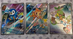 Pokemon First Partner 30th Sinnoh Region Chimchar, Turtwig, Piplup 3 Pack S1 - Image 1