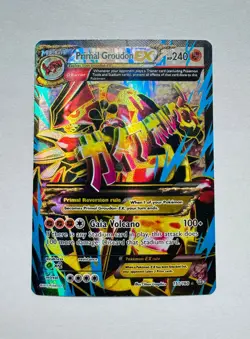 Pokemon Primal Groudon EX Full Art Ultra Rare Holo 151/160 XY Primal Clash - Image 2