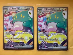 Iono's Bellibolt EX 183/159 Journey Together Sir NM Pokemon TCG Card (2x) - Image 2