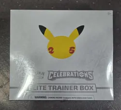 Pokemon Tcg 25th Anniversary Celebrations Elite Trainer Box,,,read - Image 1
