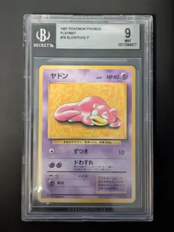 Slowpoke #79 Playmat Promo Japanese Promo 1997 Pokemon BGS 9 MINT - Image 1