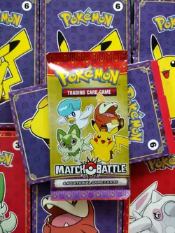 Pokemon Match Battle McDonalds 2023 Promo Sealed Booster Packs LOT of 11 LOOK 👀 - Image 2