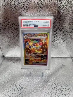 Pokemon Flareon ex 202/187 Sv8a: Terastal Fest Ex Special Art Rare Holo PSA 10 - Image 1
