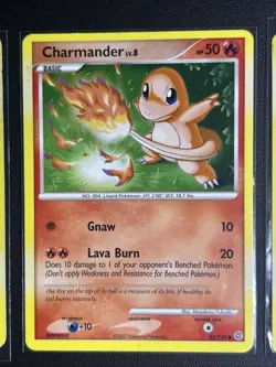 3 Card Pokemon Secret Wonder Starter Lot NM (squirtle, Charmander, Bulbasaur) - Image 3
