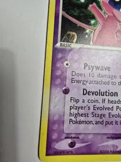 Pokemon Mew TCG Black Star 2006 Promo Holo Card 040 - Image 3