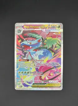 Pokemon TCG Mega Venusaur EX Card 177/132 Mega Evolution Sir - Image 1