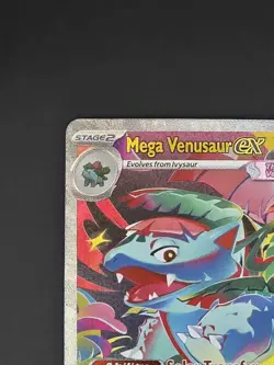 Pokemon TCG Mega Venusaur EX Card 177/132 Mega Evolution Sir - Image 2