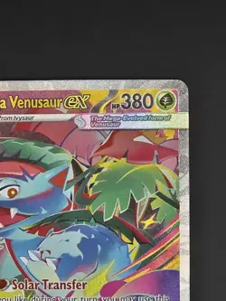 Pokemon TCG Mega Venusaur EX Card 177/132 Mega Evolution Sir - Image 3