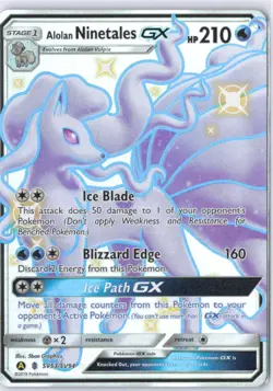Alolan Ninetales GX SV53/SV94 Hidden Fates Pokemon card TCG - Image 1