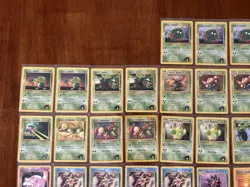 Pokemon TCG Gym Heroes Lot 80 Cards 2000 English - Image 2