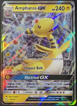Ampharos GX 43/181 Sm-Team Up Holo - Pokemon Card - Image 1
